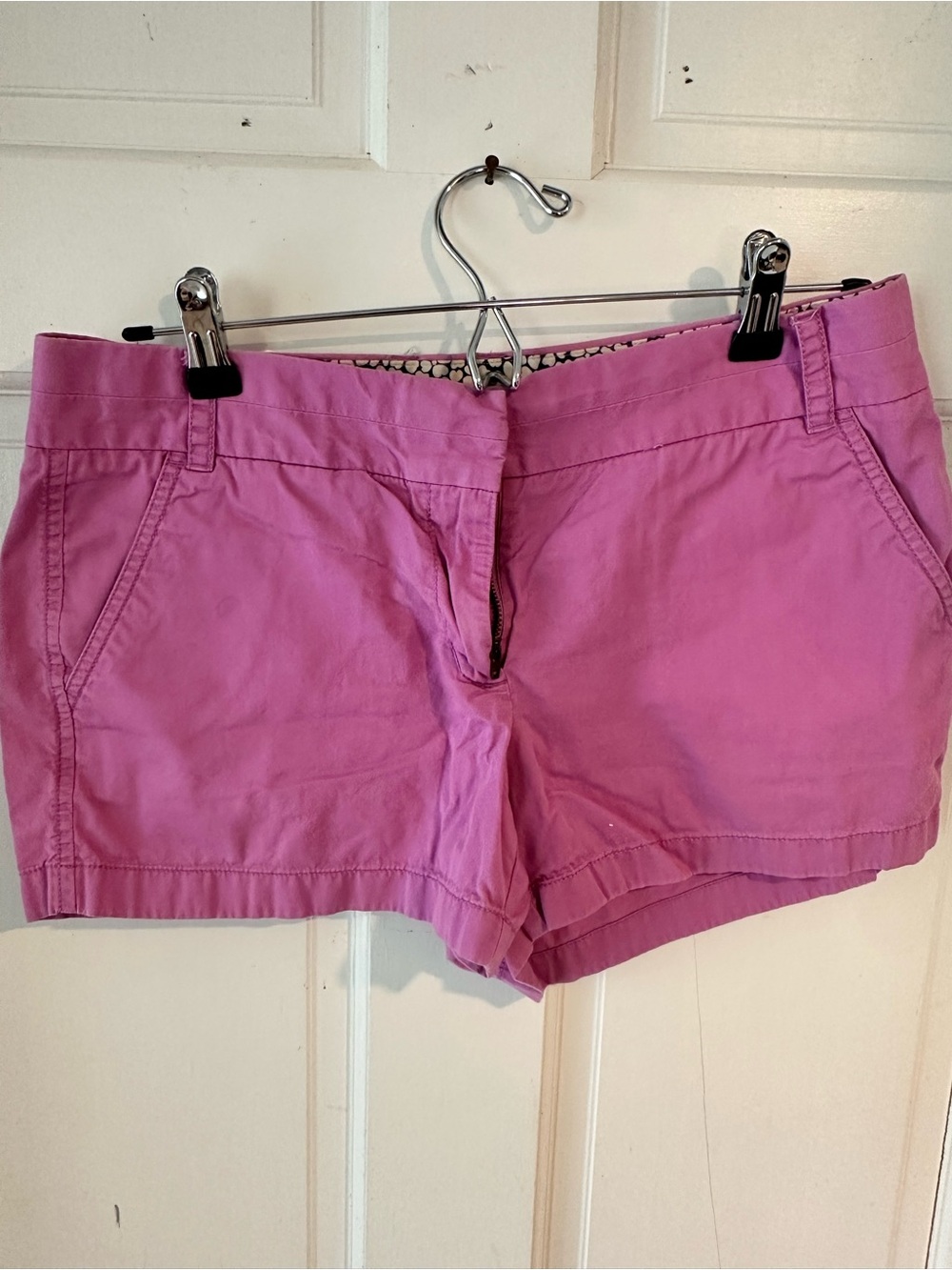 Women's Purple Cotton Casual Shorts